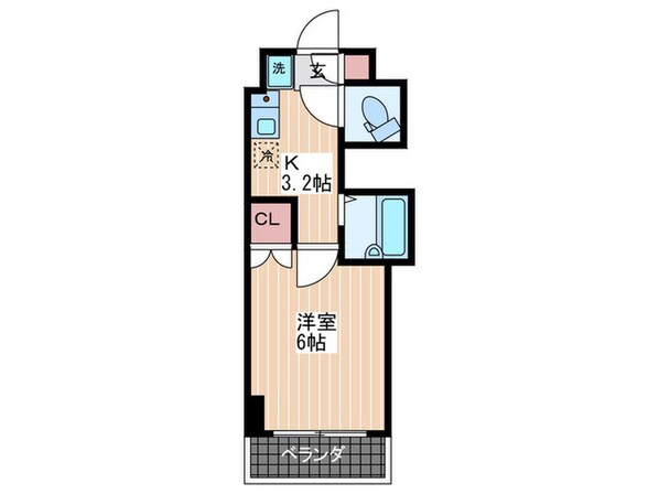 稲田第一ビルの物件間取画像